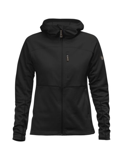 Veste Femme Abisko Trail Fleece 550/Black FJÄLLRÄVEN