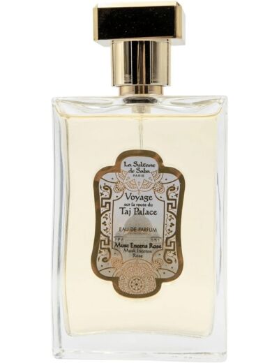 La Sultane de Saba - Eau de parfum Voyage sur la route Taj Palace - Musc Encens Rose - 100ml
