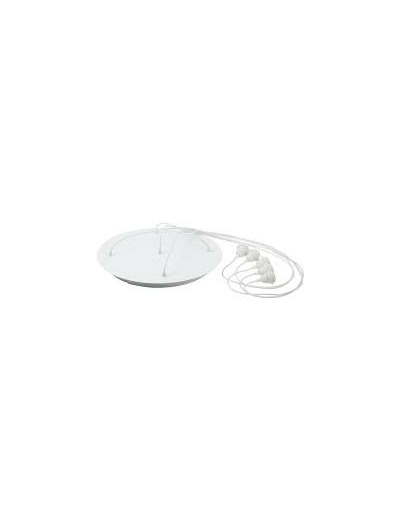 Plaffonier 5 Luminaires BLANC