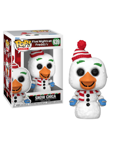 FIVE NIGHTS AT FREDDY'S - POP Games N° 939 - Chica "Bonhomme de neige"