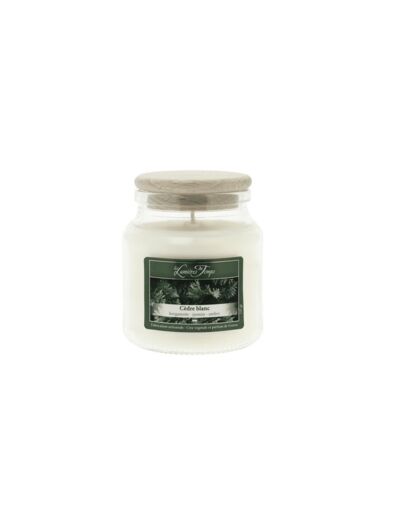 Bougie Cire Colorée 145 g Cèdre Blanc