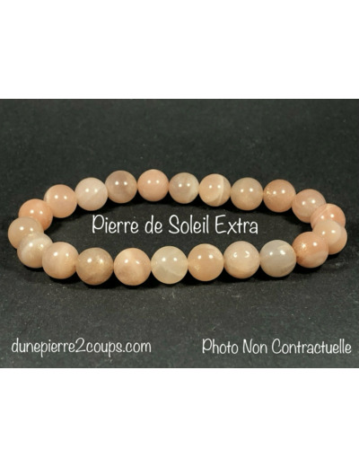 Bracelet Pierre de Soleil 'AA'  8mm