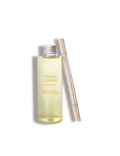 Recharge (Avec Rotins) pour Diffuseur de parfum 200 ml Caresse d'Ambre