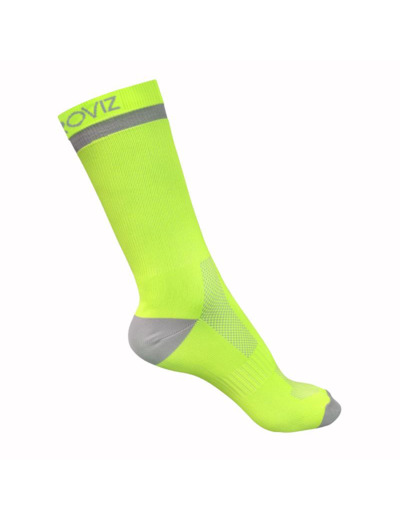 AIRFOOT Chaussettes fluo et réfléchissantes Jaunes