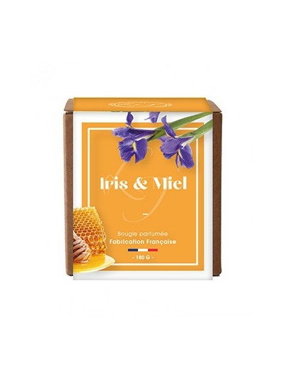 Bougie Végétale 180 g Duo Iris & Miel