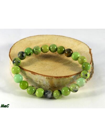 Bracelet chrysoprase